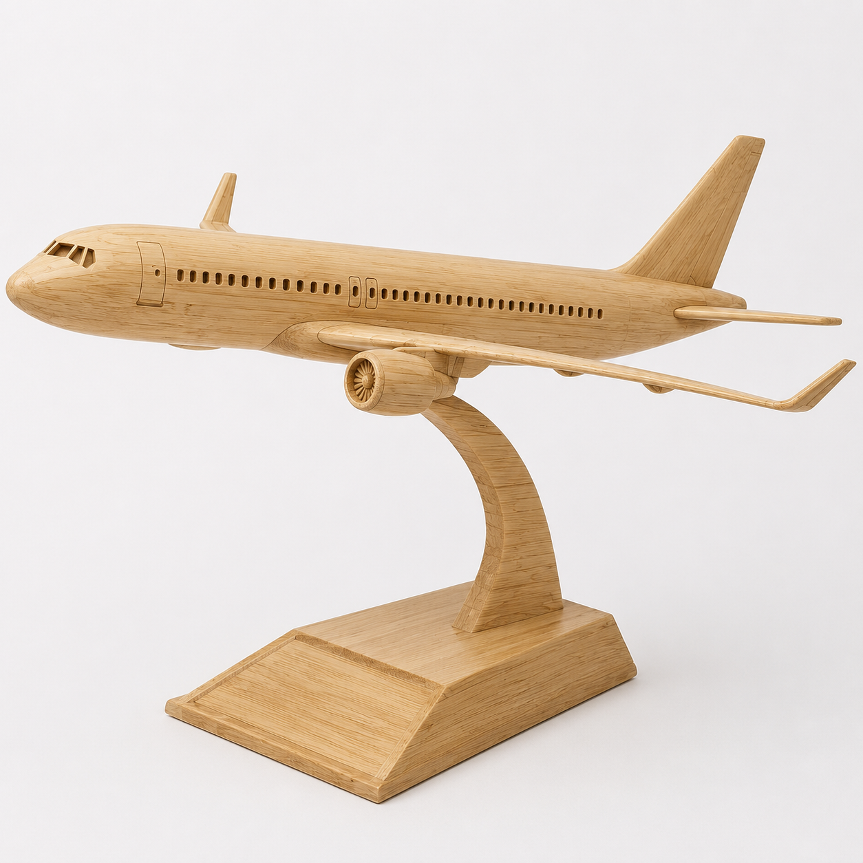 Bamboo aircraft model